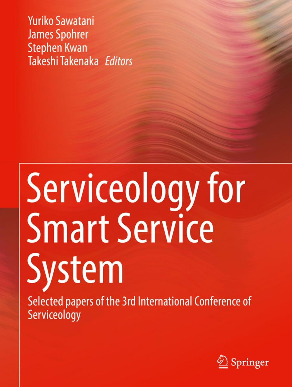 Big bigCover of Serviceology for Smart Service System