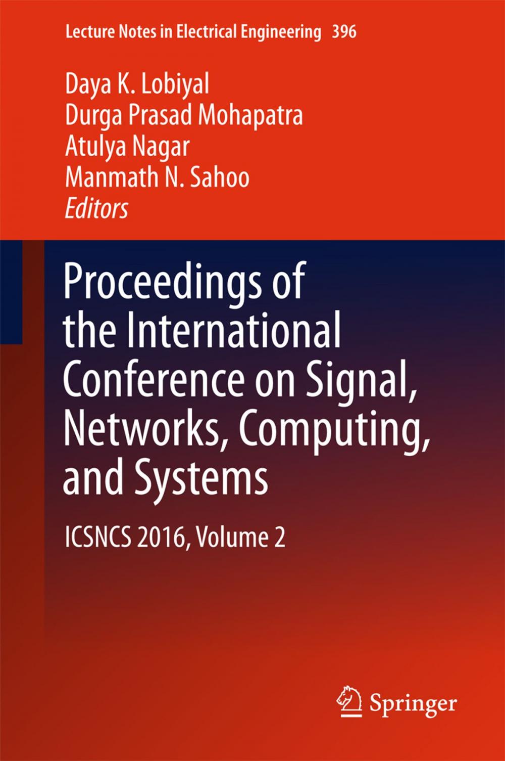 Big bigCover of Proceedings of the International Conference on Signal, Networks, Computing, and Systems