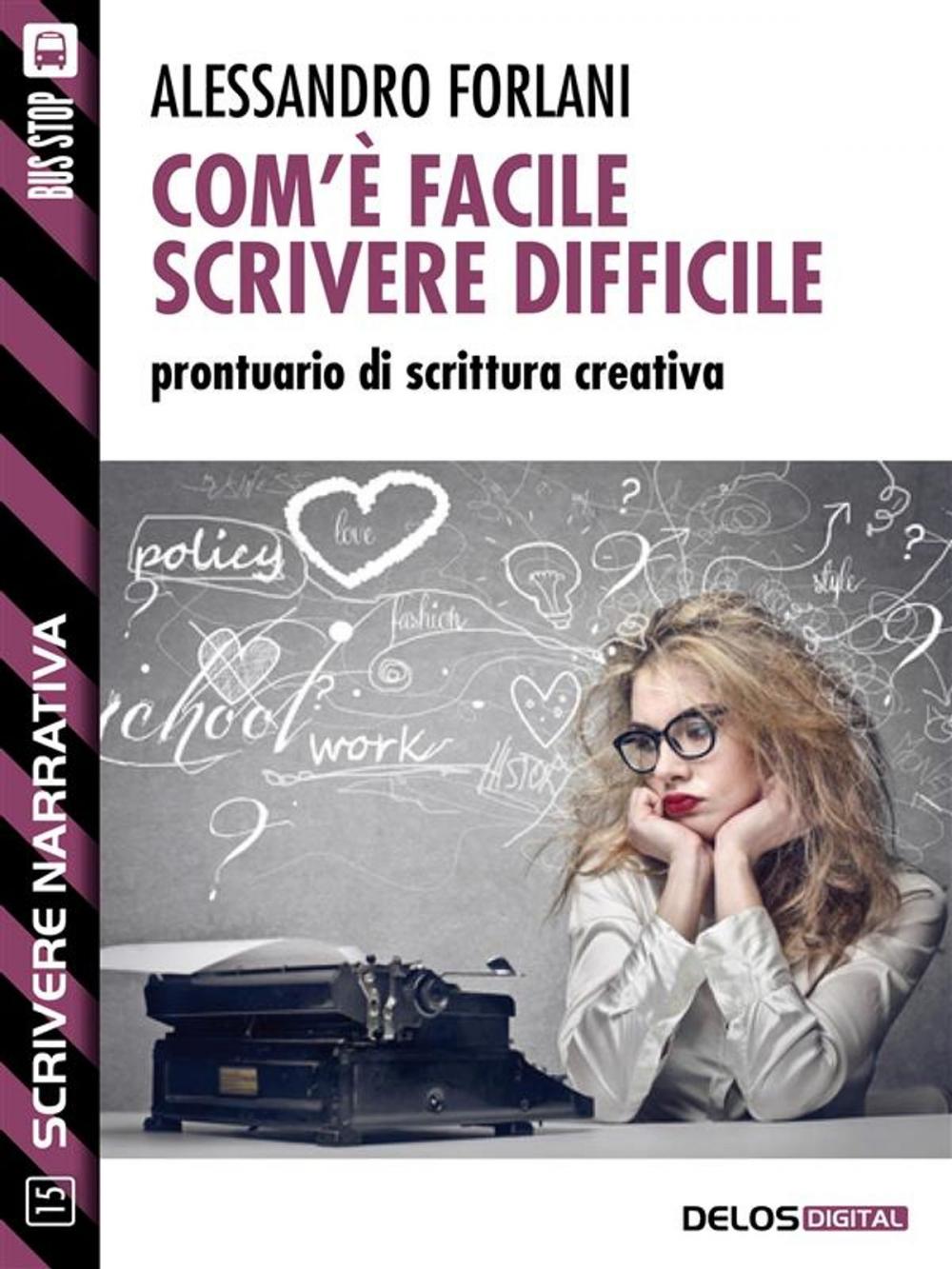 Big bigCover of Com'è facile scrivere difficile. Prontuario di scrittura creativa