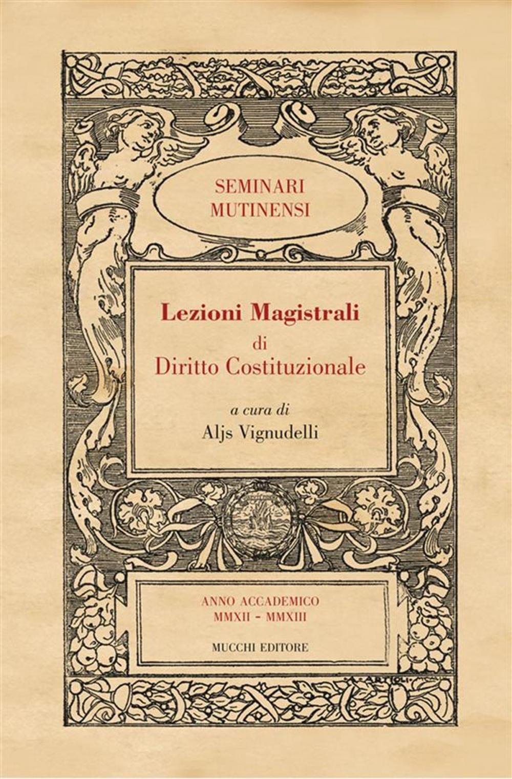 Big bigCover of Lezioni Magistrali di Diritto Costituzionale III