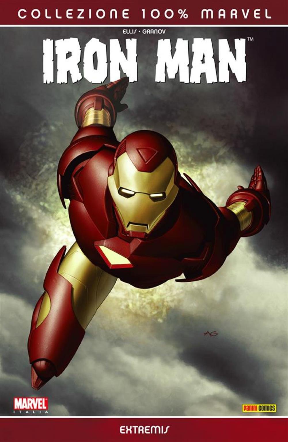 Big bigCover of Iron Man. Extremis