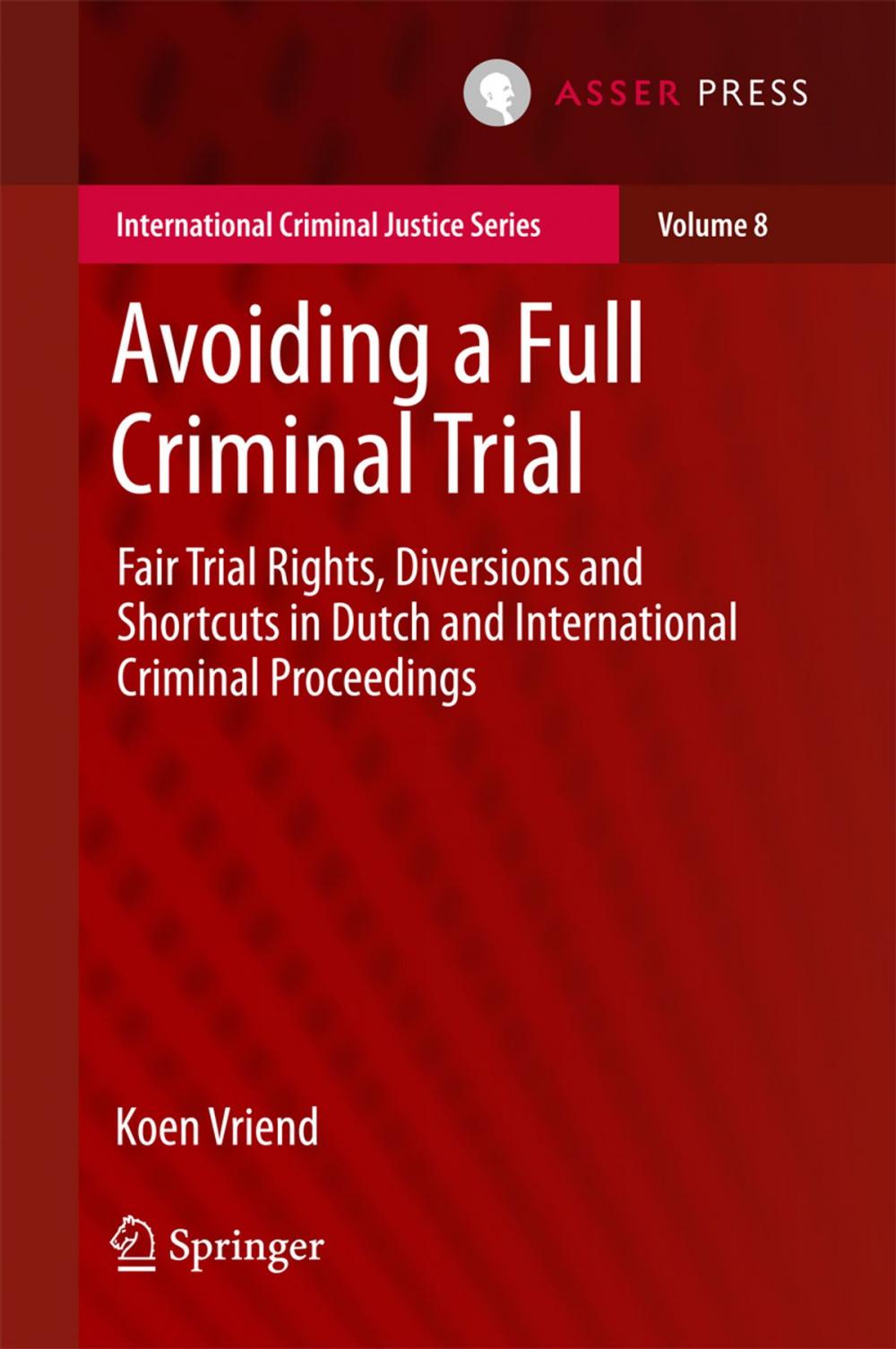 Big bigCover of Avoiding a Full Criminal Trial