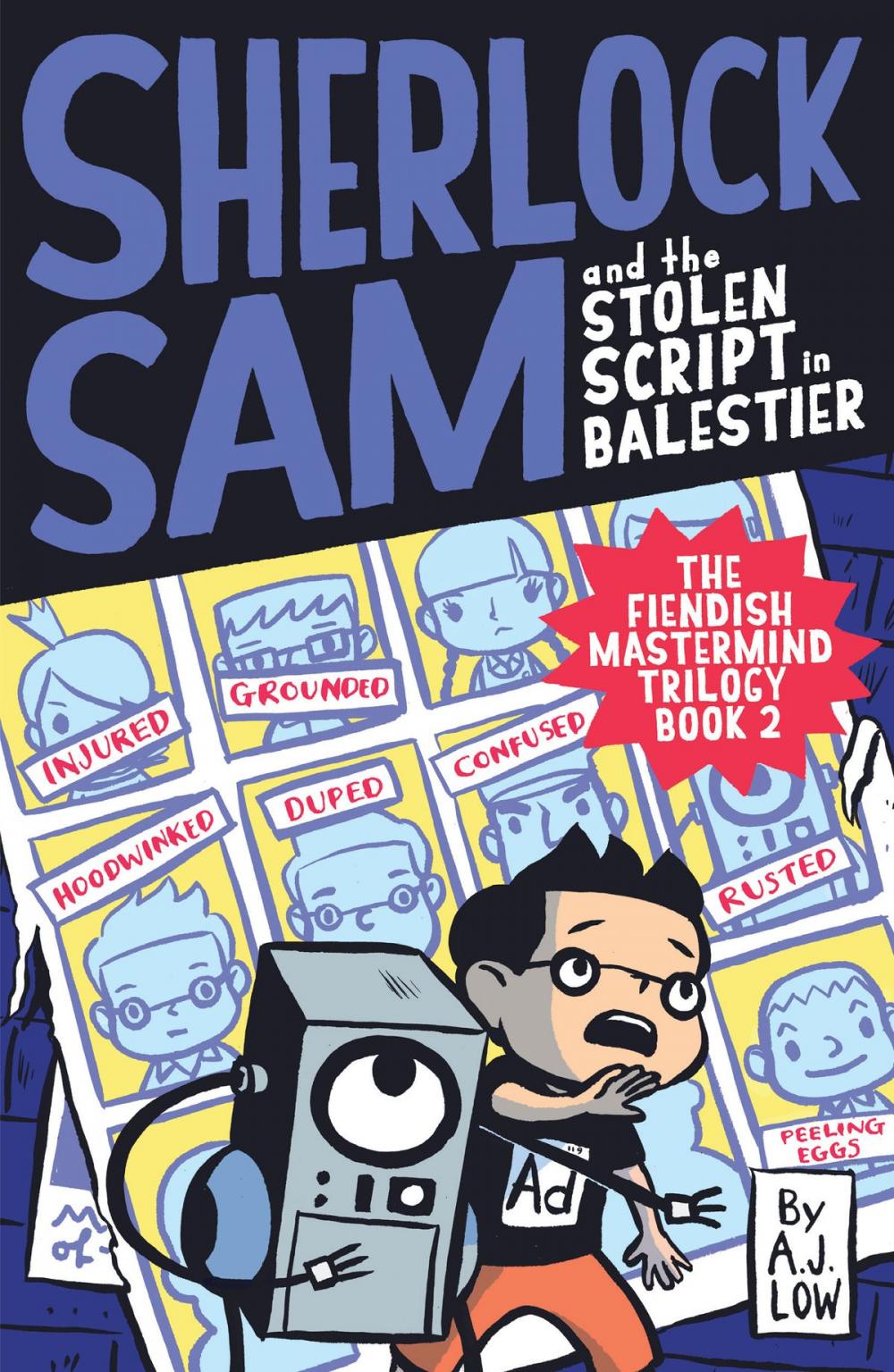 Big bigCover of Sherlock Sam and the Stolen Script in Balestier