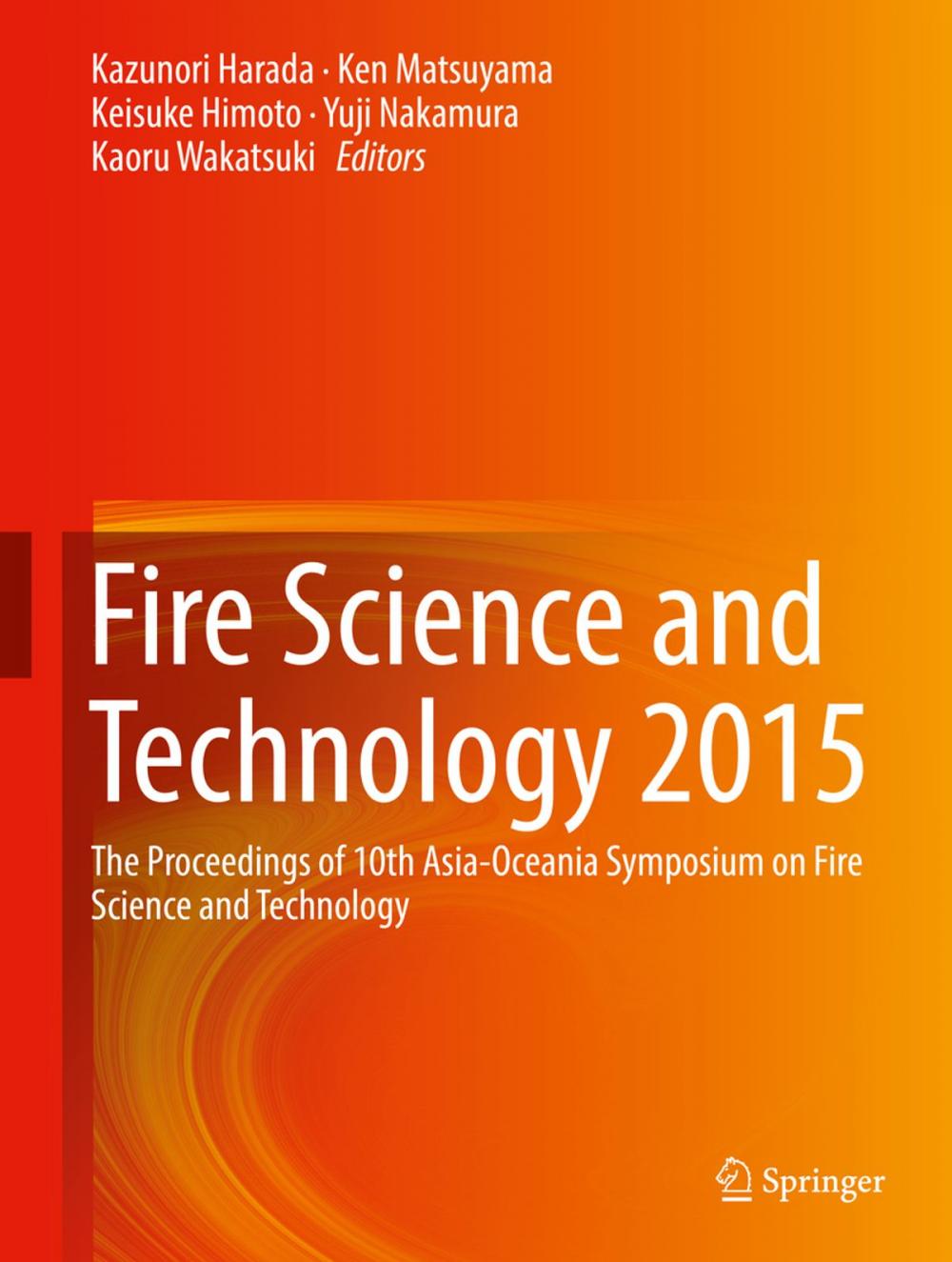 Big bigCover of Fire Science and Technology 2015