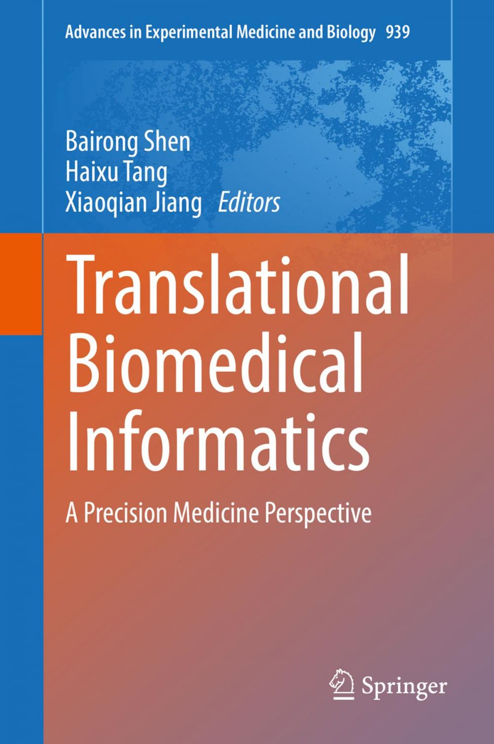 Big bigCover of Translational Biomedical Informatics