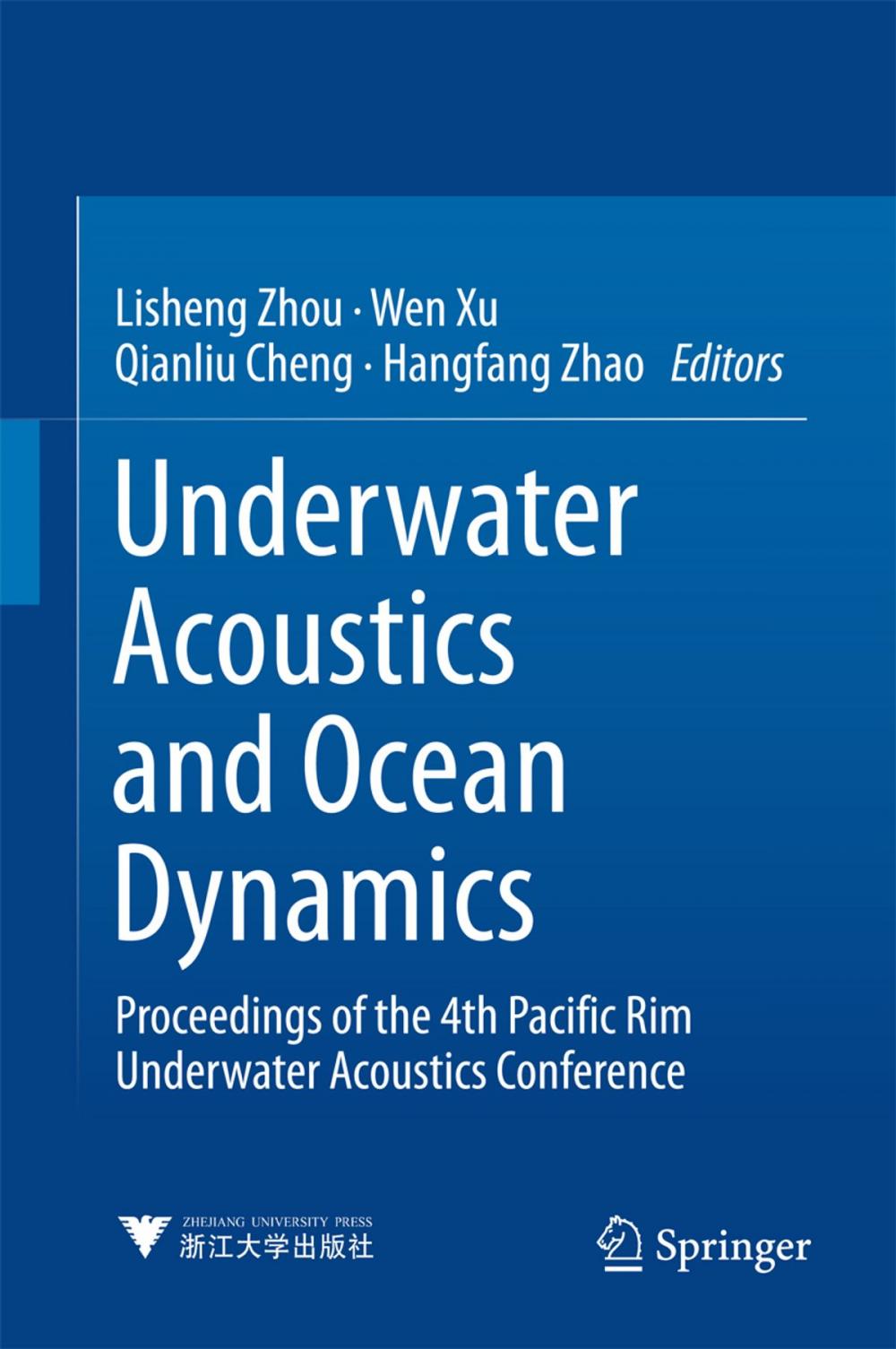 Big bigCover of Underwater Acoustics and Ocean Dynamics