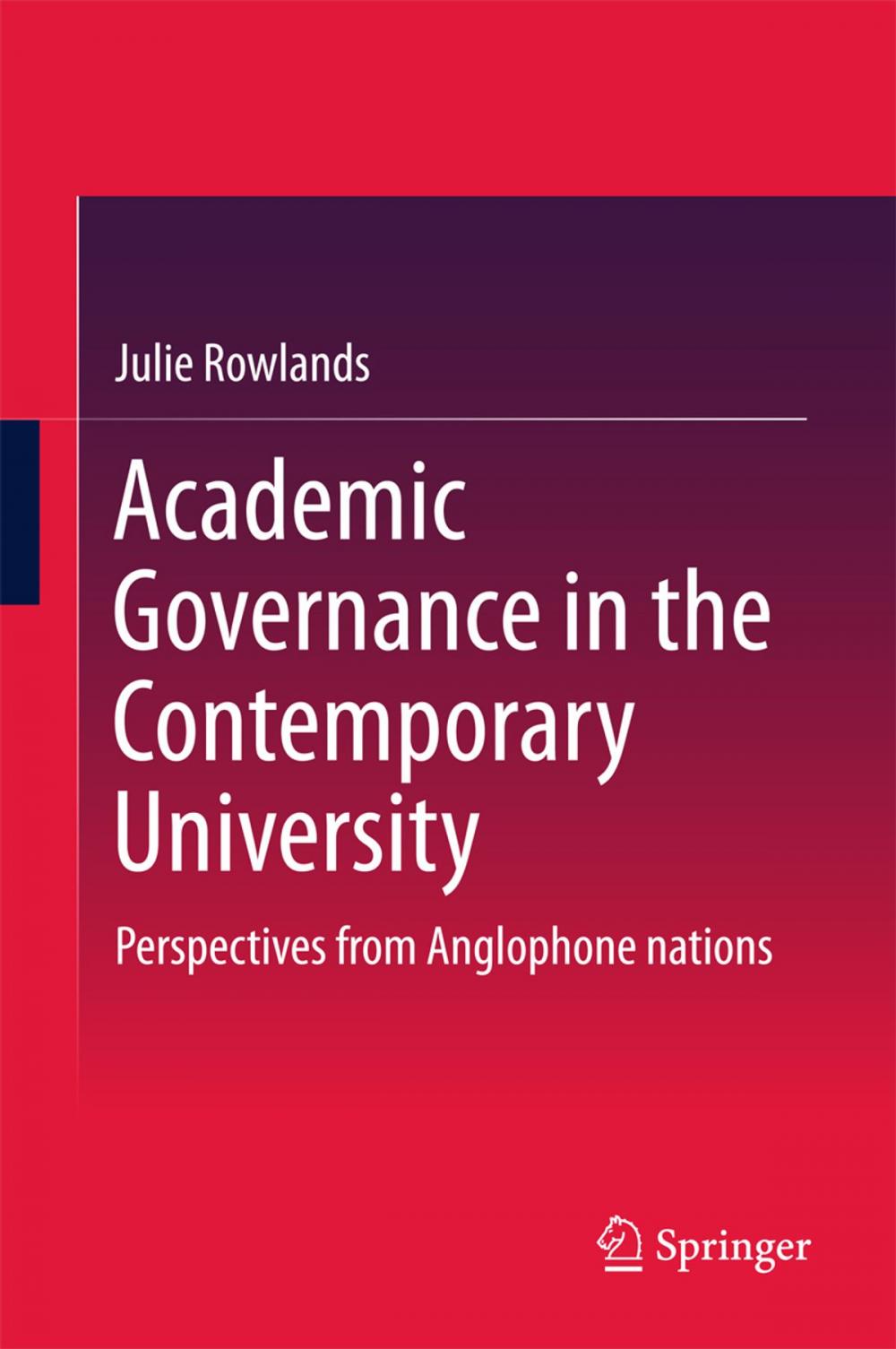 Big bigCover of Academic Governance in the Contemporary University