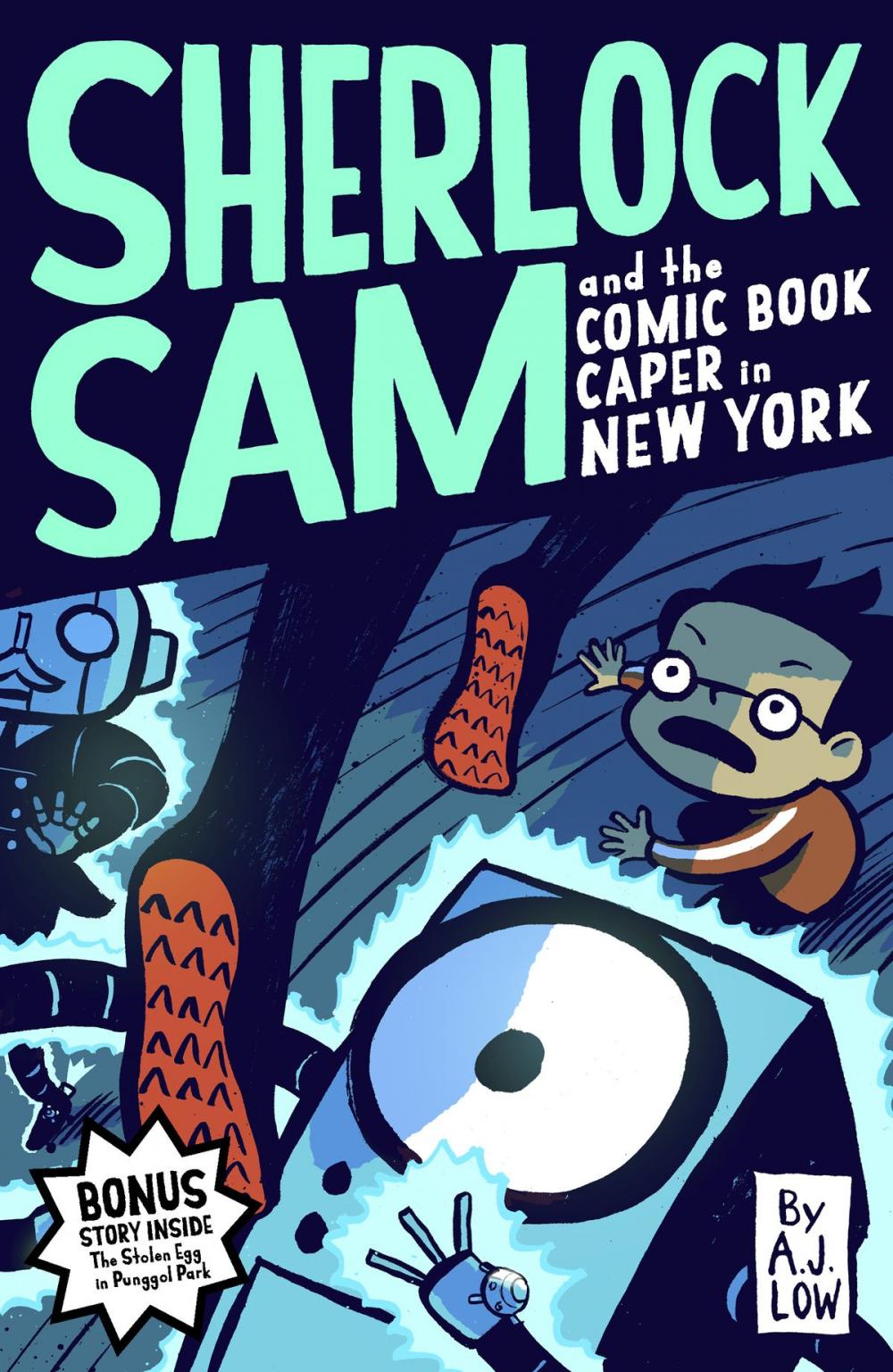 Big bigCover of Sherlock Sam and The Comic Book Caper in New York