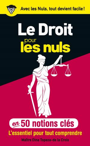 Cover of the book Le droit pour les Nuls en 50 notions clés by Clara LAURENT