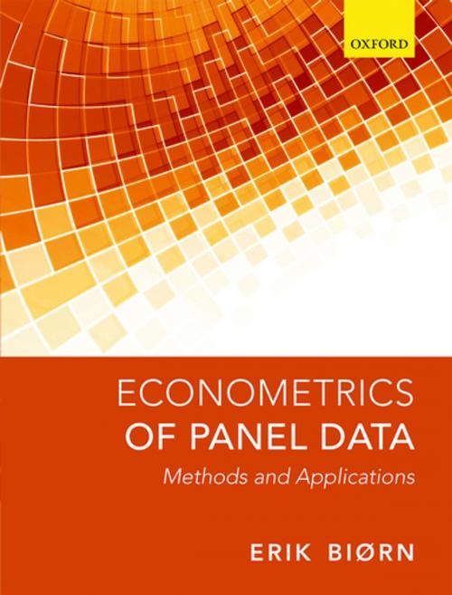 Cover of the book Econometrics of Panel Data by Erik Biørn, OUP Oxford