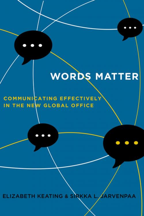 Cover of the book Words Matter by Elizabeth Keating, Sirkka L. Jarvenpaa, University of California Press