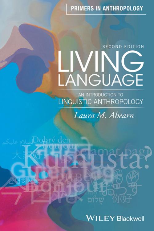 Cover of the book Living Language by Laura M. Ahearn, Wiley