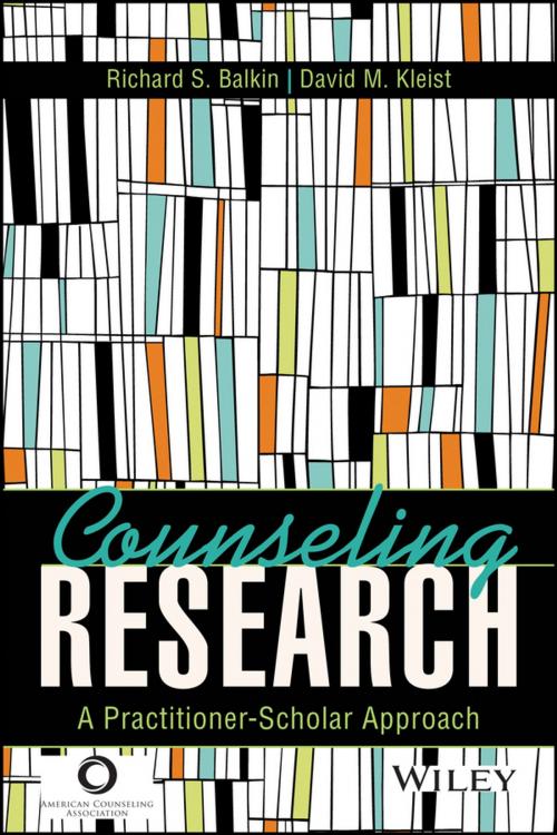 Cover of the book Counseling Research by Richard S. Balkin, David M. Kleist, Wiley