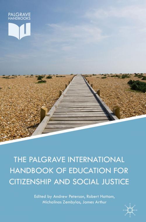 Cover of the book The Palgrave International Handbook of Education for Citizenship and Social Justice by , Palgrave Macmillan UK