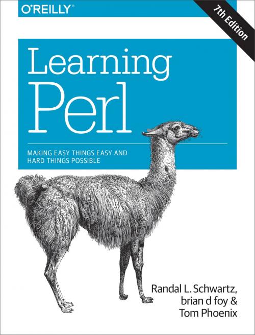 Cover of the book Learning Perl by Randal L. Schwartz, brian d foy, Tom Phoenix, O'Reilly Media