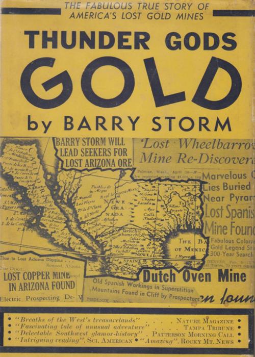 Cover of the book Thunder Gods Gold by Barry Storm, Golden Springs Publishing