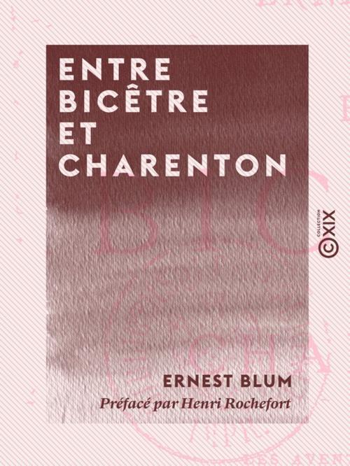 Cover of the book Entre Bicêtre et Charenton - Les Aventures d'un notaire - La Légende du monsieur qui avait le frisson - Petits Contes fantastiques avec ou sans moralité by Ernest Blum, Collection XIX