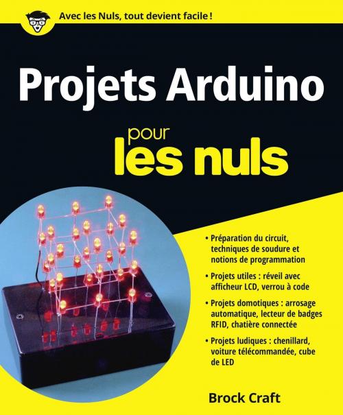 Cover of the book Projets Arduino pour les Nuls by Brock CRAFT, edi8