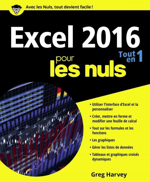 Cover of the book Excel 2016 Tout en un pour les Nuls by Greg HARVEY, edi8