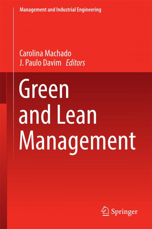 Cover of the book Green and Lean Management by , Springer International Publishing