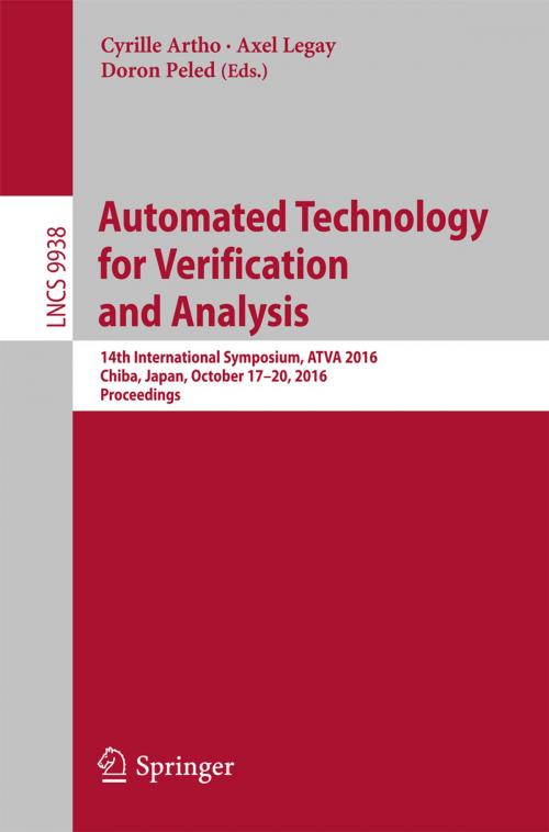 Cover of the book Automated Technology for Verification and Analysis by , Springer International Publishing