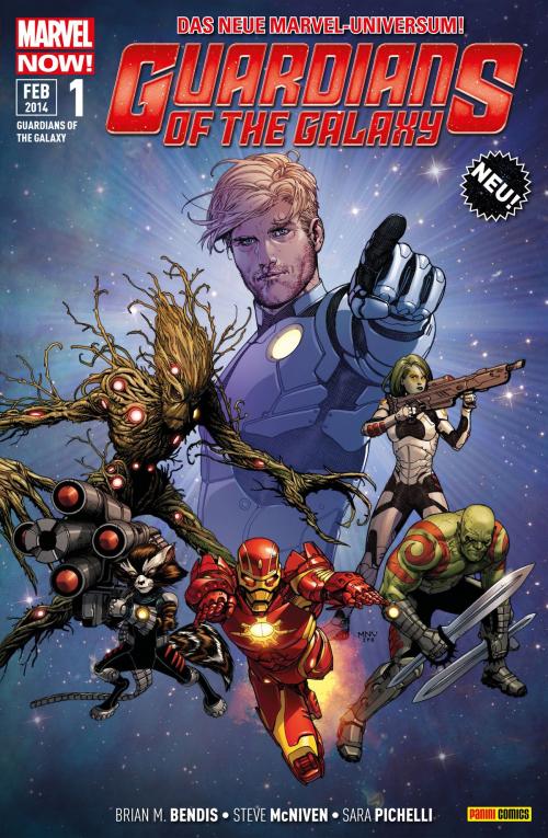 Cover of the book Guardians of the Galaxy SB 1 by Brian Bendis, Marvel bei Panini Comics