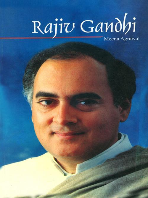 Cover of the book Rajiv Gandhi by Meena Agarwal, Diamond Pocket Books Pvt ltd.
