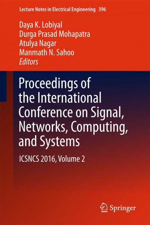 Cover of the book Proceedings of the International Conference on Signal, Networks, Computing, and Systems by , Springer India