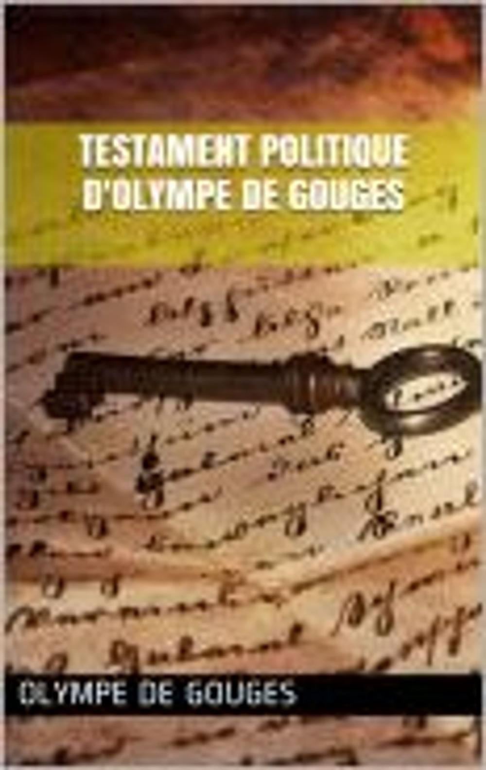 Big bigCover of Testament politique d'Olympe de Gouges