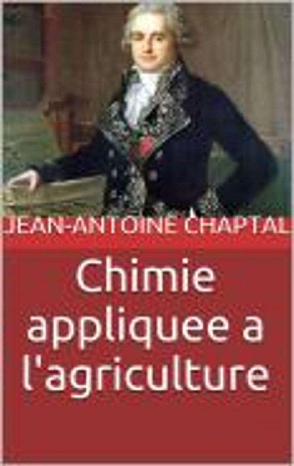 Big bigCover of Chimie appliquee a l'agriculture