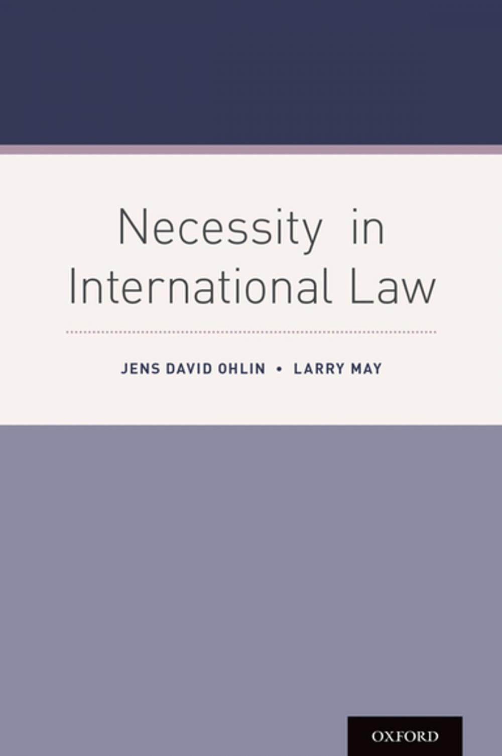 Big bigCover of Necessity in International Law