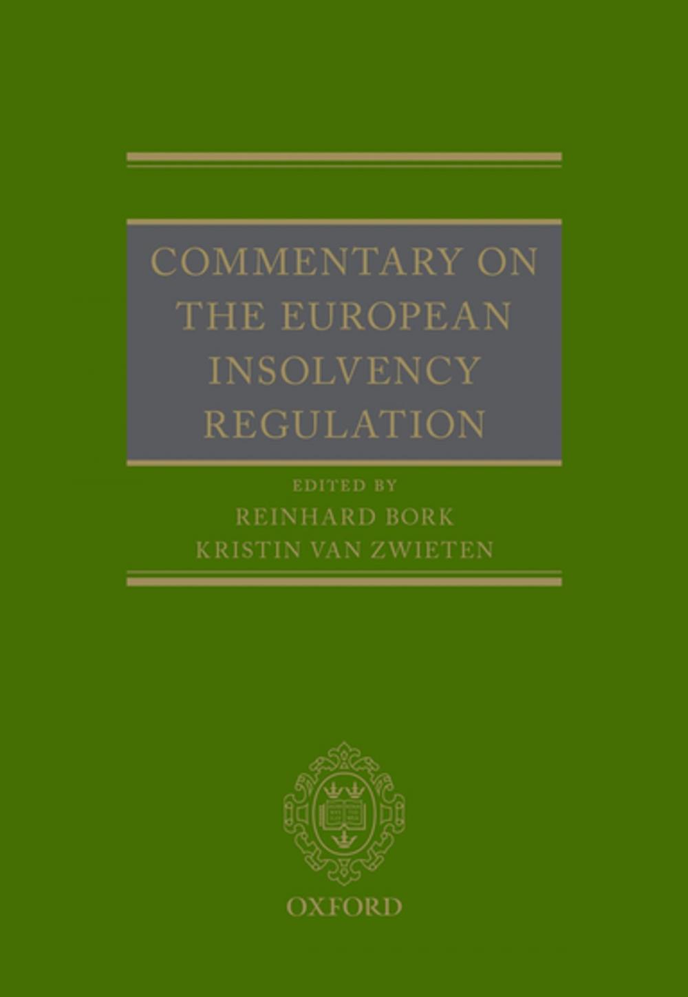 Big bigCover of Commentary on the European Insolvency Regulation