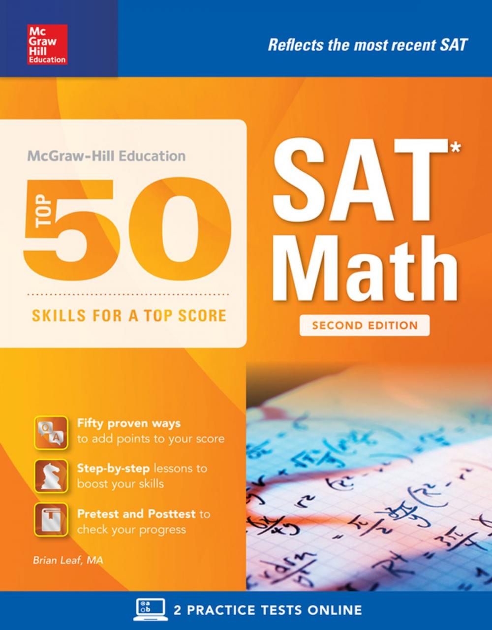 Big bigCover of McGraw-Hill's Top 50 Skills for a Top Score: SAT Math, Second Edition