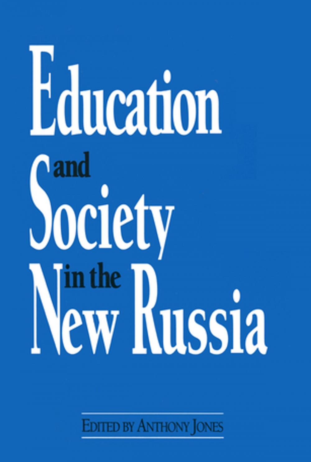 Big bigCover of Education and Society in the New Russia