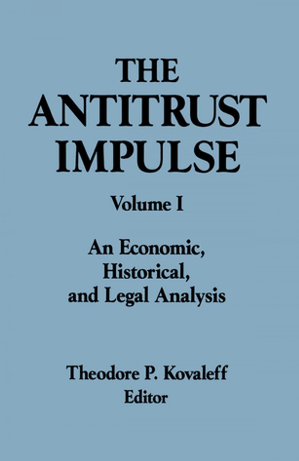 Big bigCover of The Antitrust Division of the Department of Justice