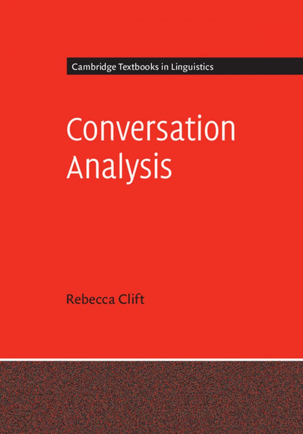 Big bigCover of Conversation Analysis