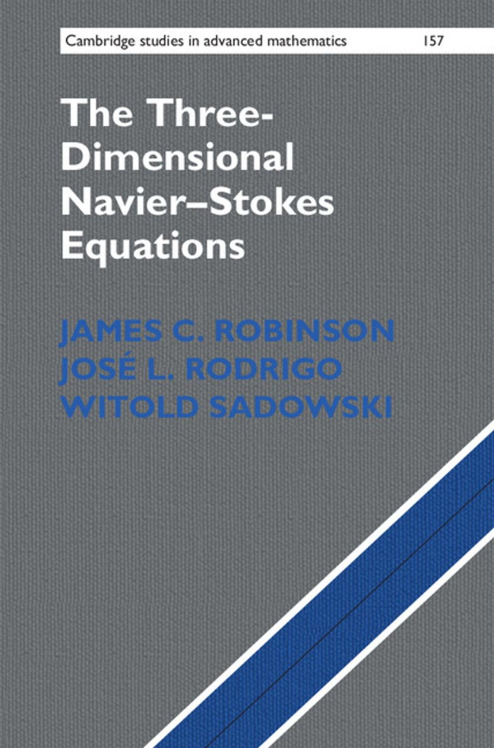 Big bigCover of The Three-Dimensional Navier–Stokes Equations