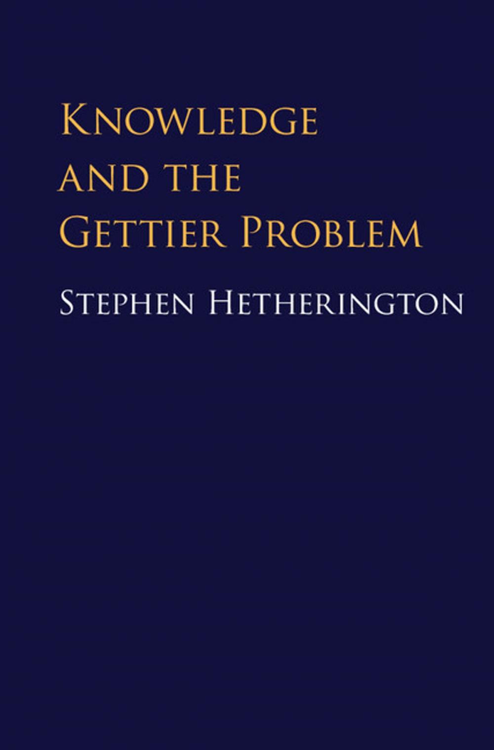 Big bigCover of Knowledge and the Gettier Problem