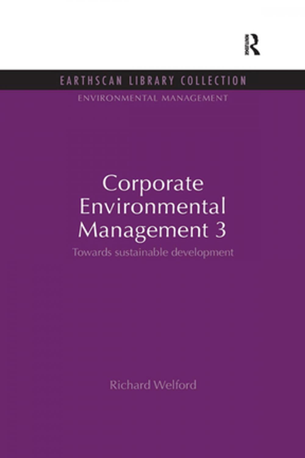 Big bigCover of Corporate Environmental Management 3