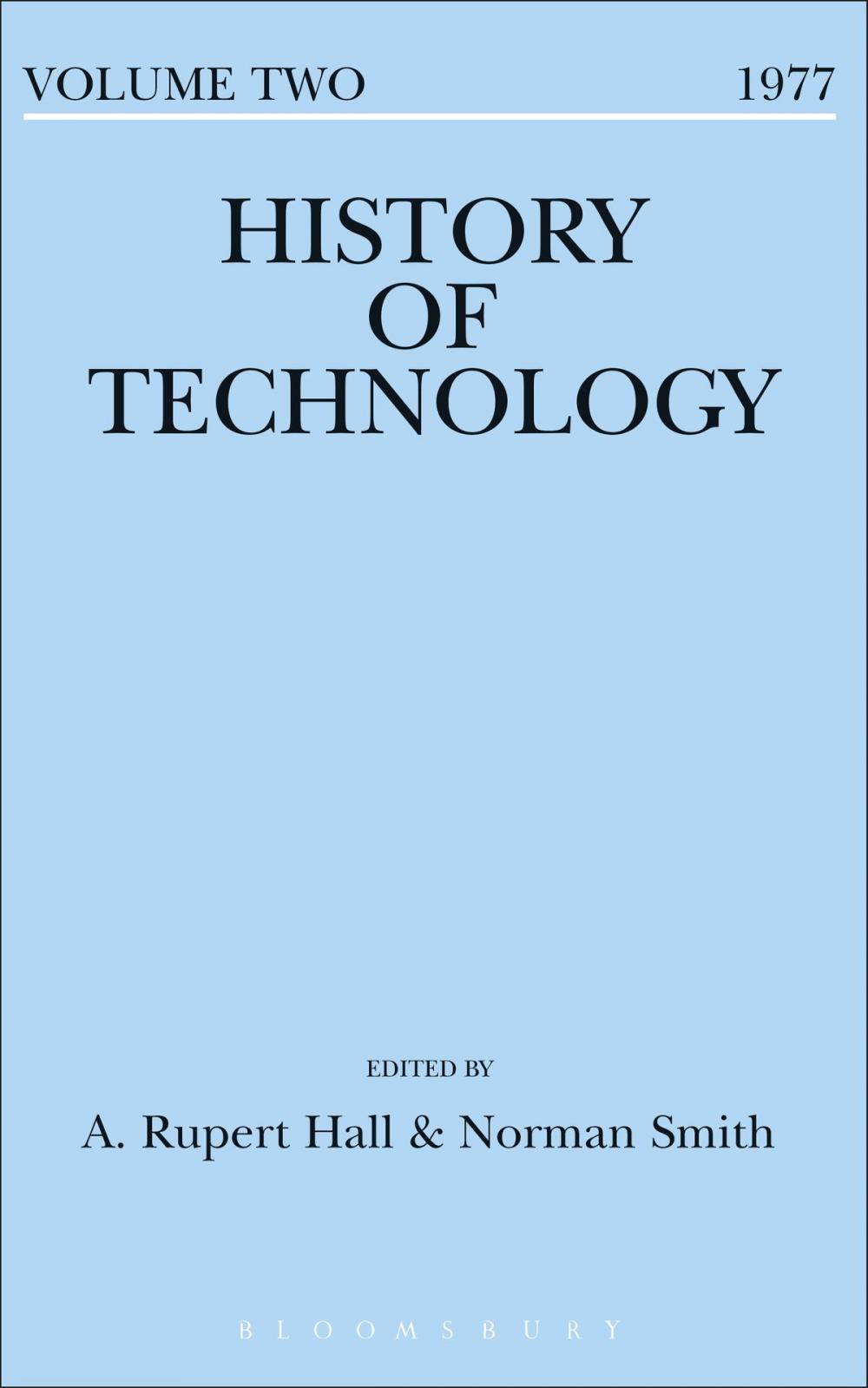 Big bigCover of History of Technology Volume 2