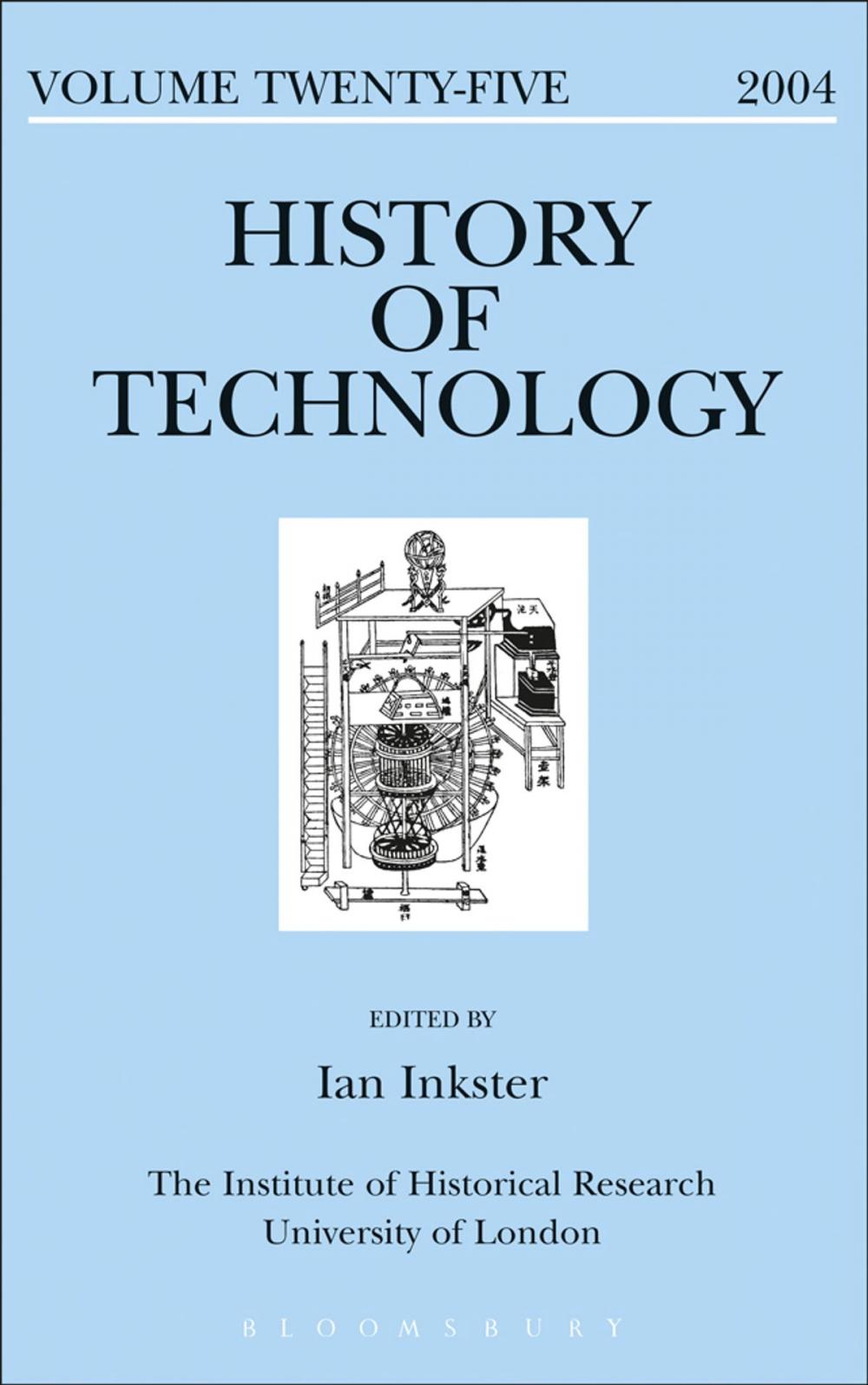 Big bigCover of History of Technology Volume 25