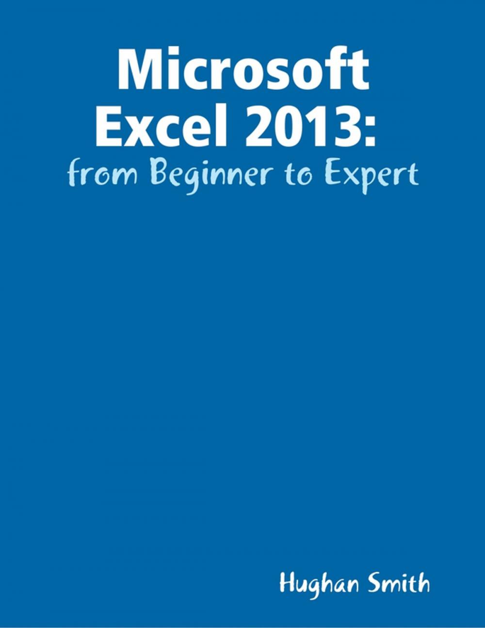 Big bigCover of Microsoft Excel 2013 from Beginner to Expert