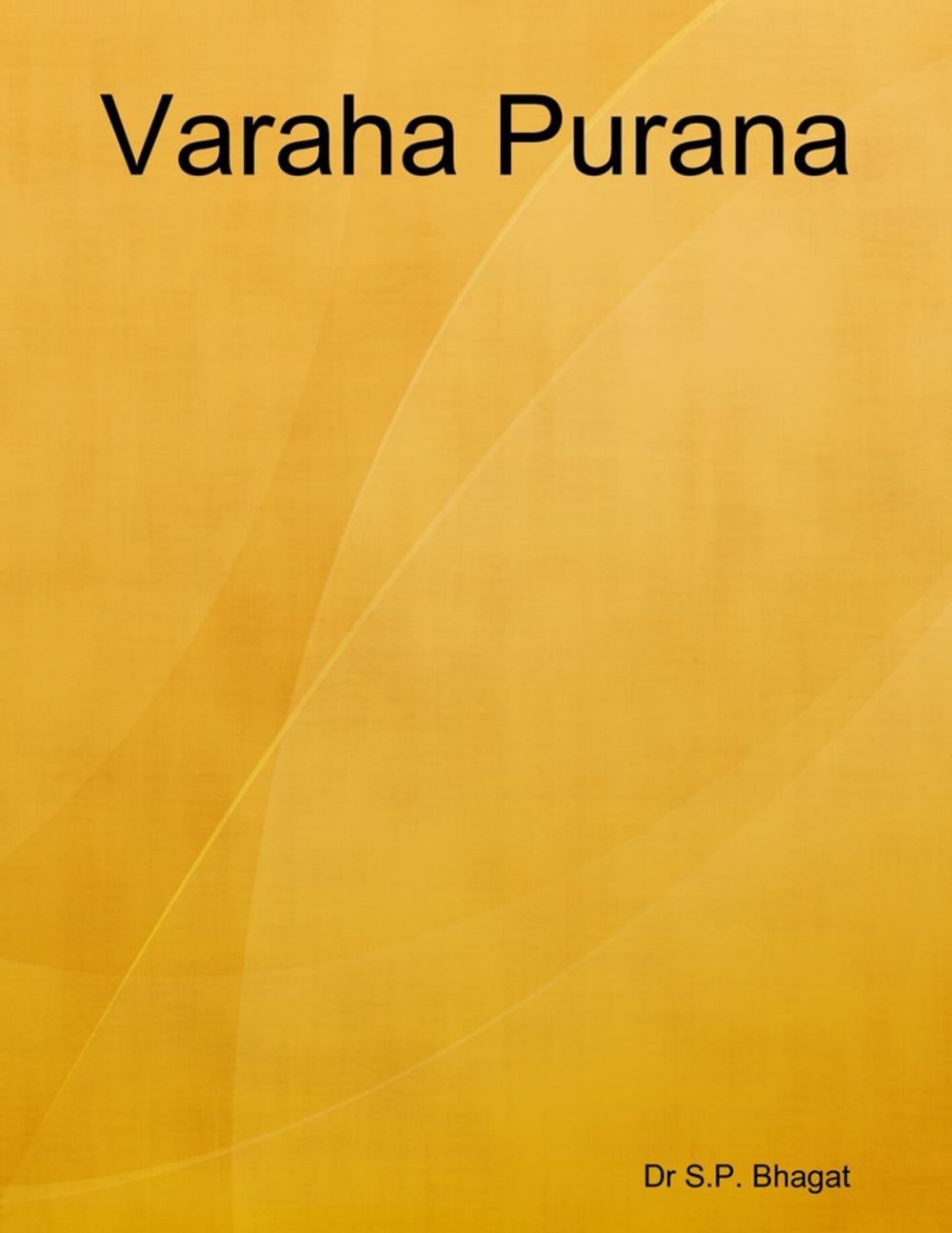 Big bigCover of Varaha Purana