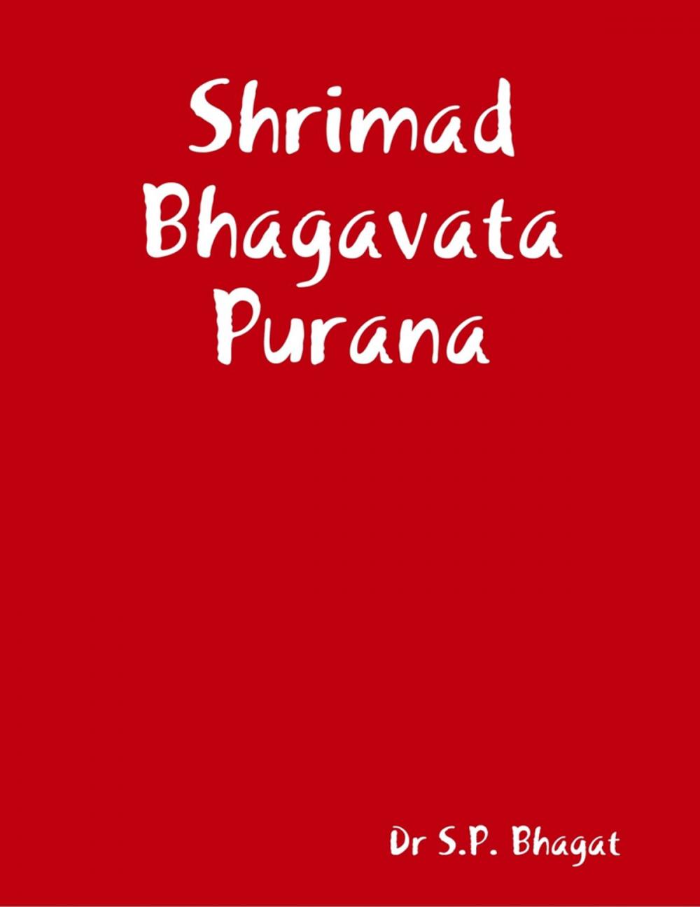 Big bigCover of Shrimad Bhagavata Purana