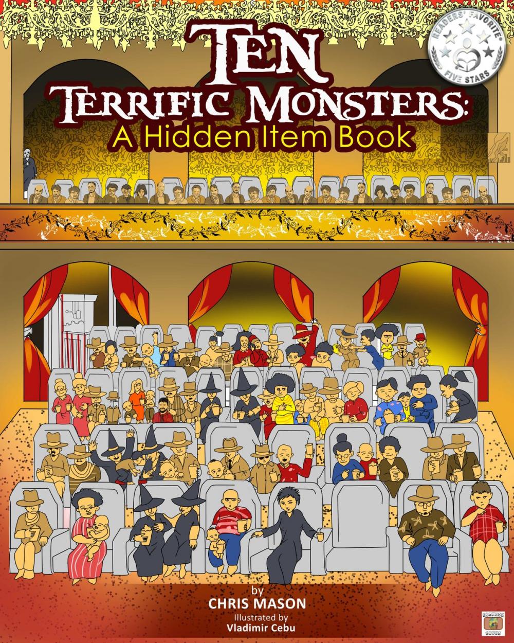 Big bigCover of Ten Terrific Monsters: A Hidden Item Book