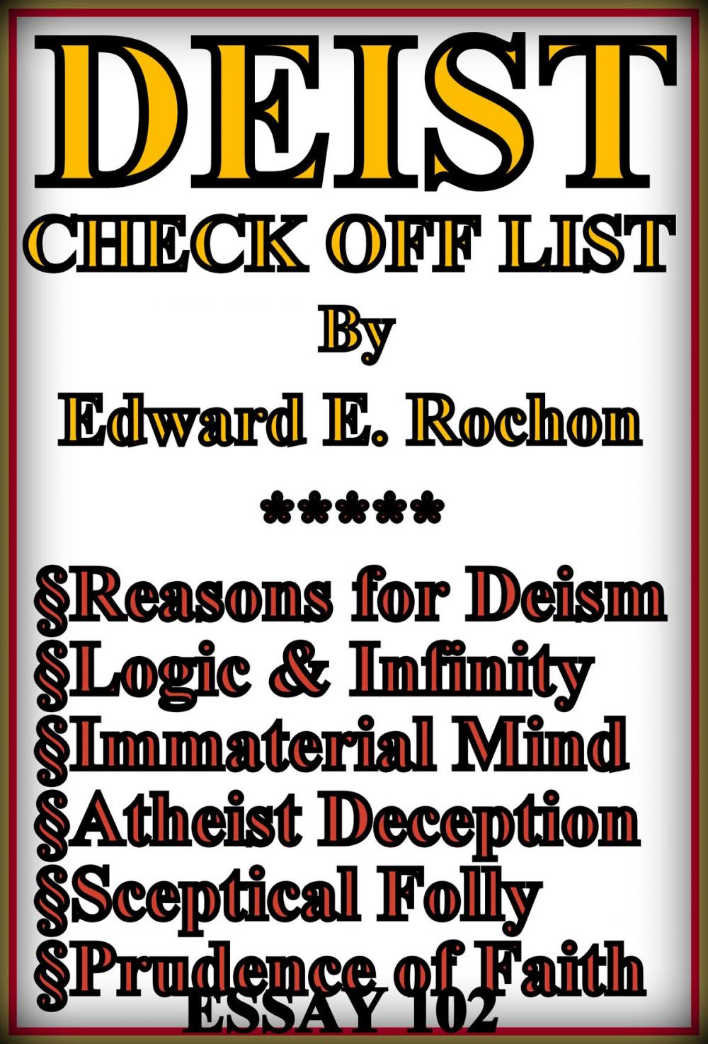 Big bigCover of Deist Check Off List