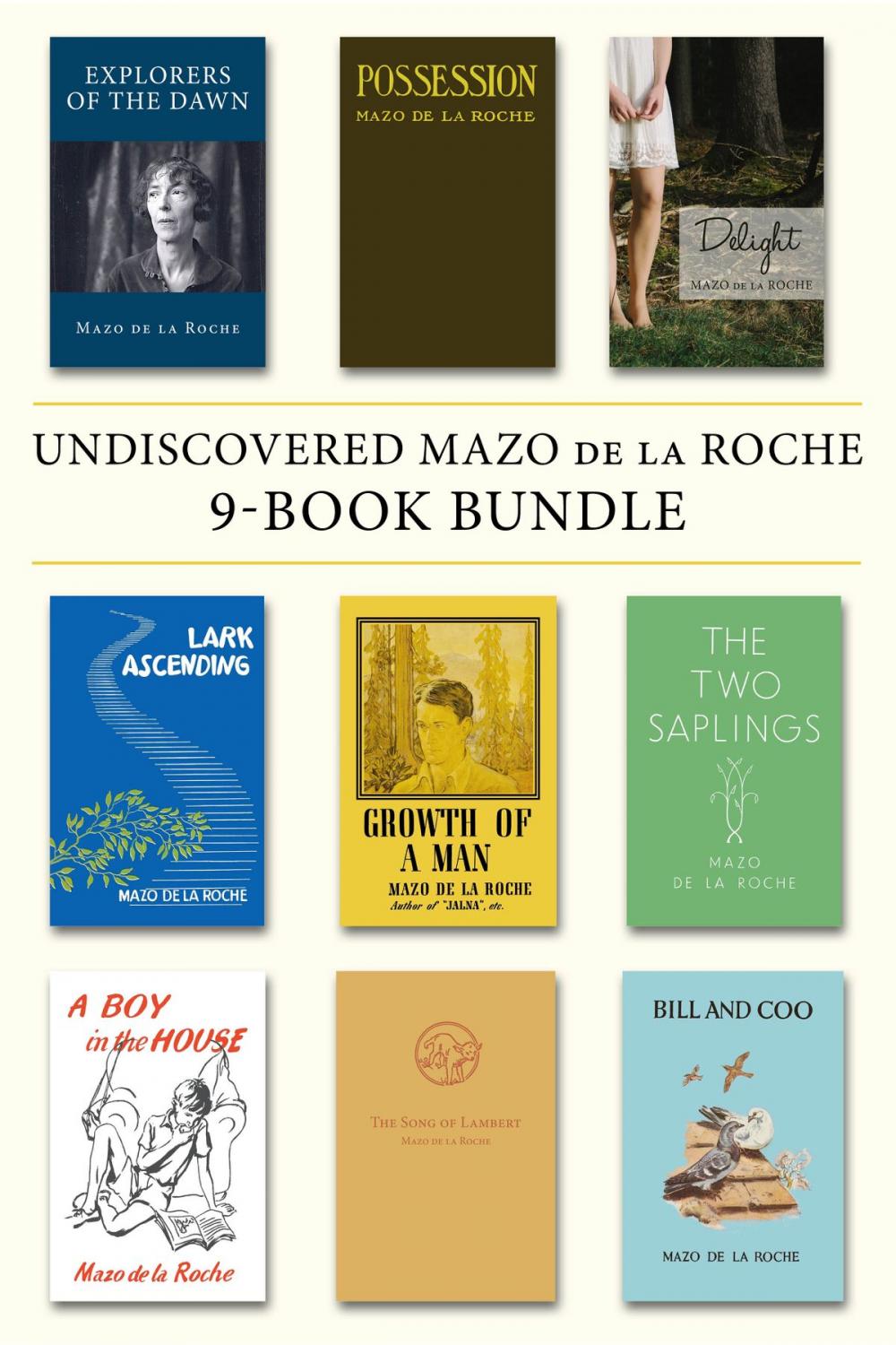 Big bigCover of Undiscovered Mazo de la Roche 9-Book Bundle