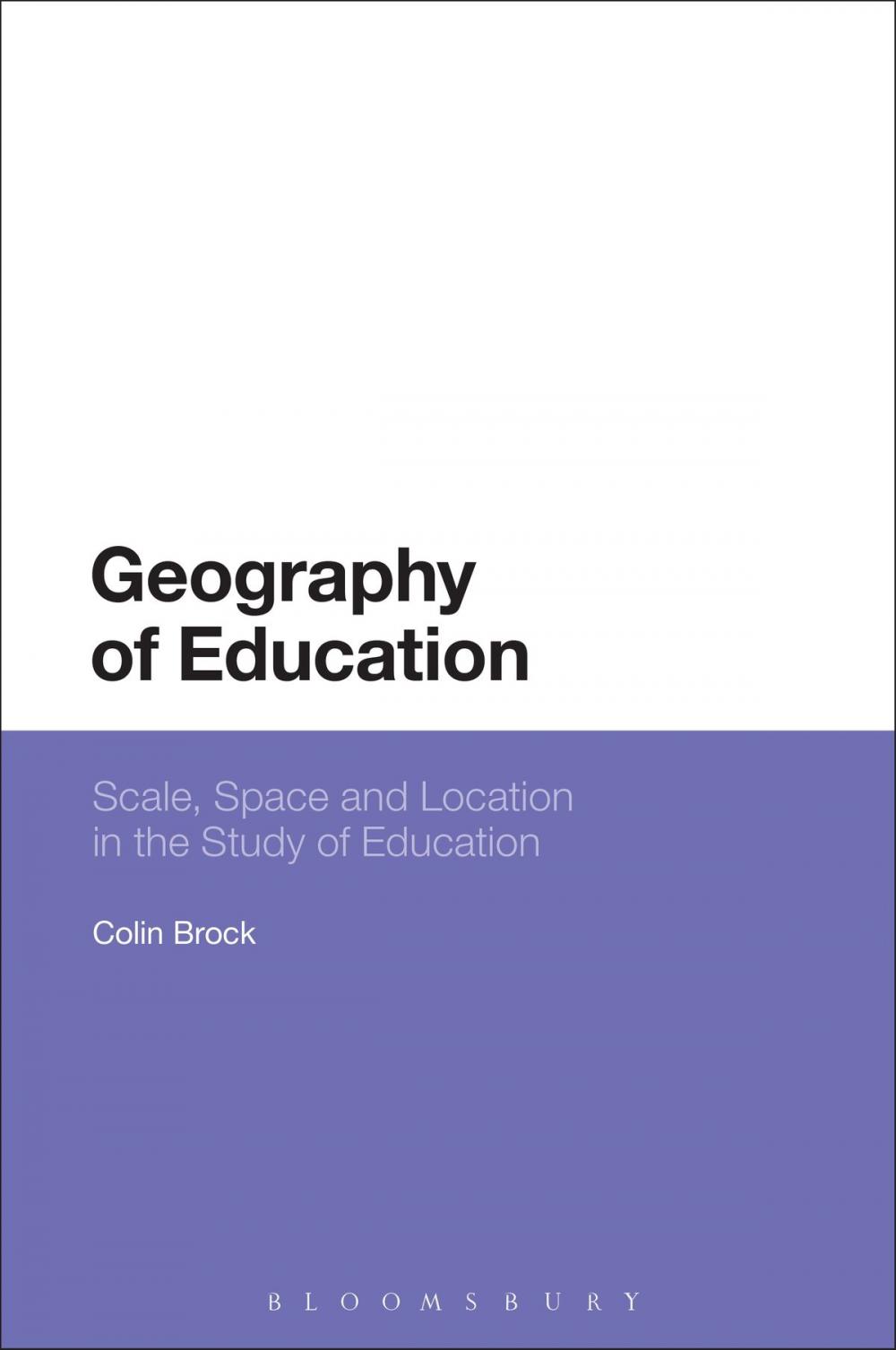 Big bigCover of Geography of Education