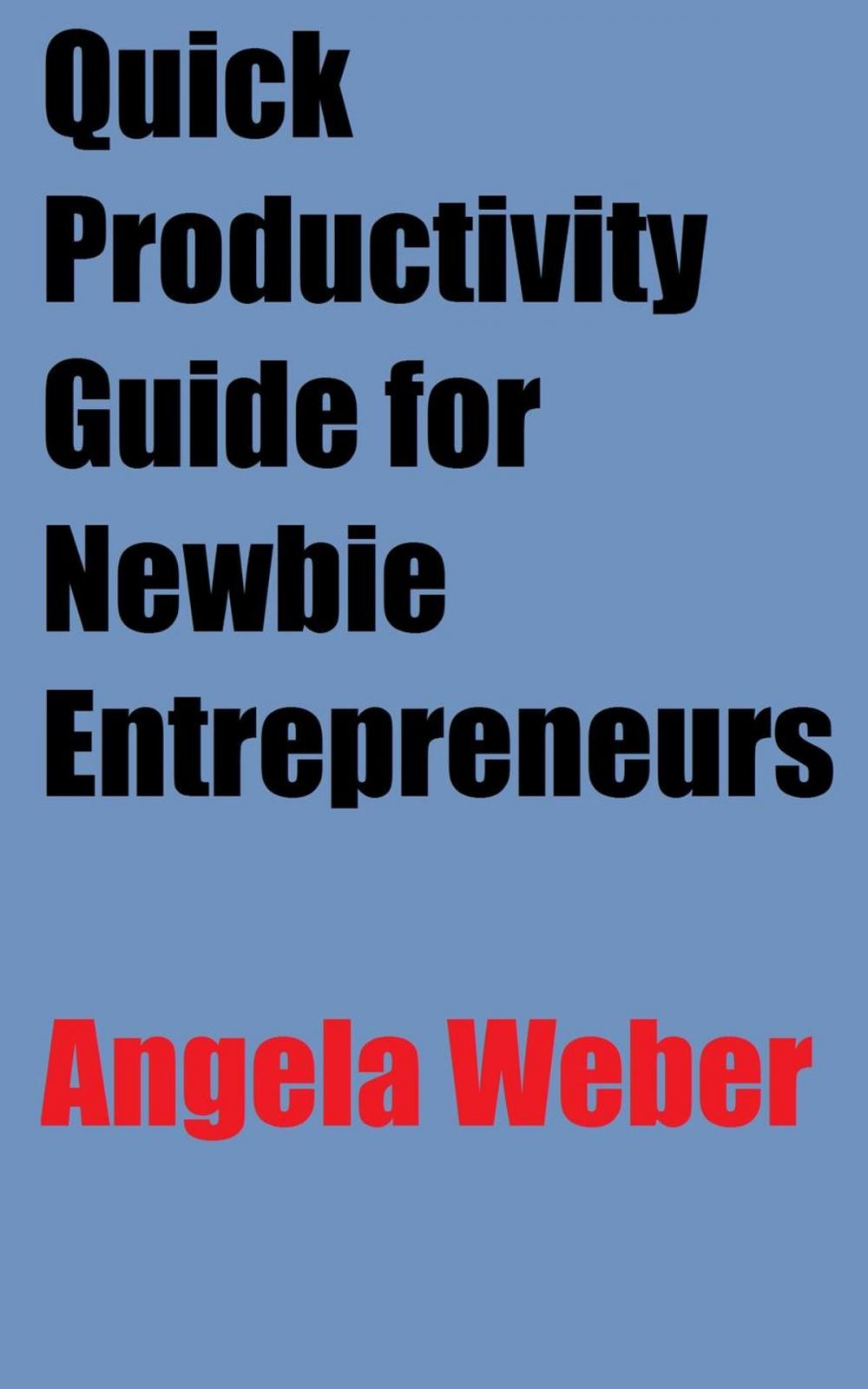 Big bigCover of Quick Productivity Guide for Newbie Entrepreneurs