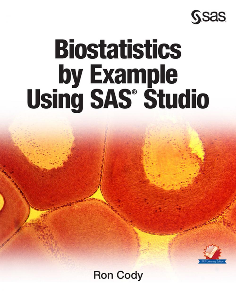 Big bigCover of Biostatistics by Example Using SAS Studio